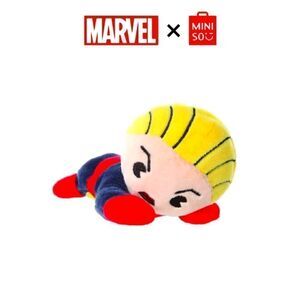 New With Tag Miniso Life Captain Marvel 4.9" Plush Magnet‎